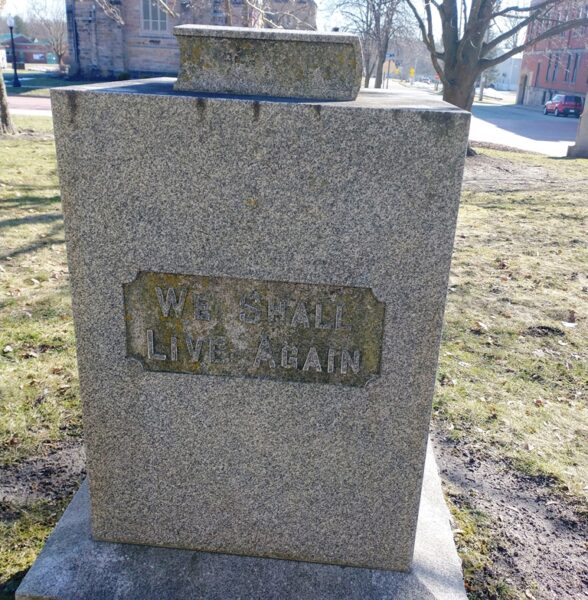 WM. H. BORDEN POST NO. 211 G.A.R. MEMORIAL SIDE D