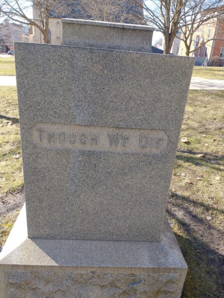 WM. H. BORDEN POST NO. 211 G.A.R. MEMORIAL SIDE C