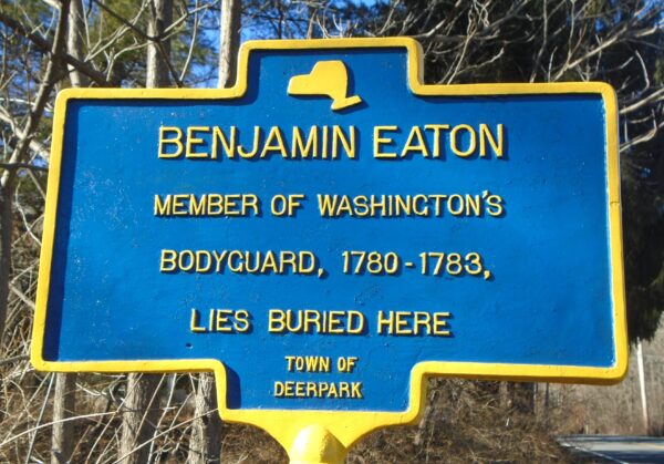 BENJAMIN EATON REVOLUTIONARY WAR MEMORIAL MARKER