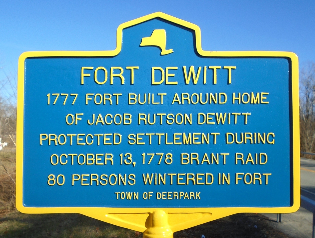 FORT DEWITT REVOLUTIONARY WAR MEMORIAL MARKER