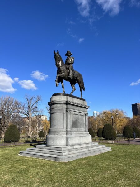 BOSTON GEORGE WASHINGTON REVOLUTIONARY WAR EQUESTRIAN MEMORIAL