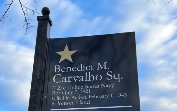 BENEDICT M. CARVALHO SQ MEMORIAL MARKER