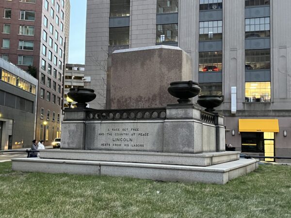 LINCOLN REST FROM HIS LABORS WAR MEMORIAL