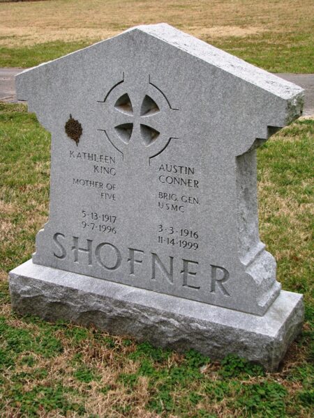 AUSTIN CONNER SHOFNER WAR MEMORIAL CEMETERY STONE