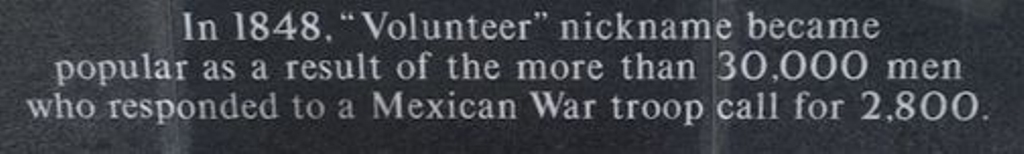 “VOLUNTEER” WAR MEMORIAL STONE