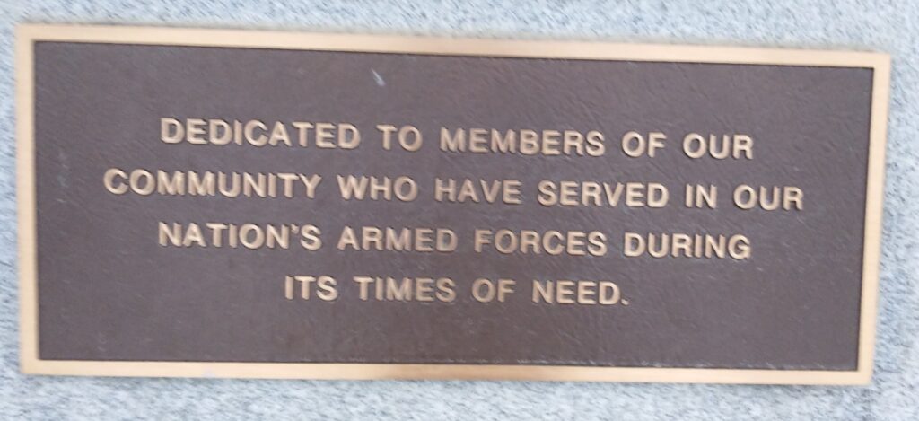 ROME HONOR ROLL WAR MEMORIAL PLAQUE B