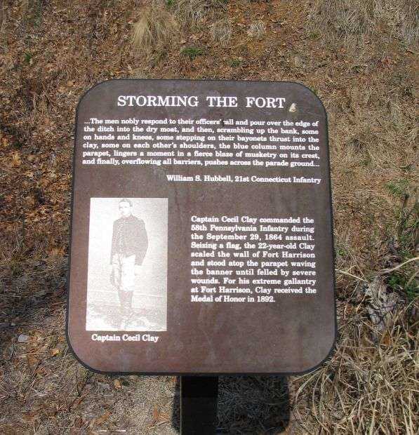 STORMING THE FORT MEDAL OF HONOR MEMORIAL PLAQUE
