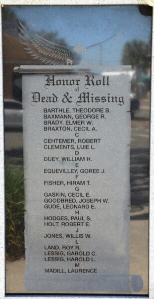 PASCO COUNTY WORLD WAR II MEMORIAL STONE N