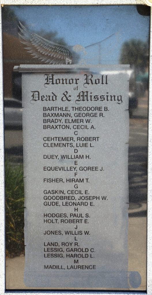 PASCO COUNTY WORLD WAR II MEMORIAL STONE N