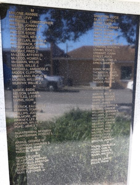 PASCO COUNTY WORLD WAR II MEMORIAL STONE M
