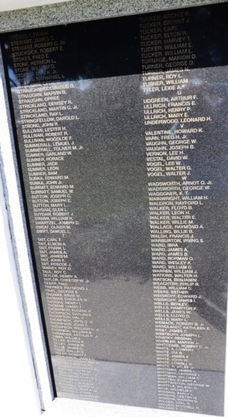 PASCO COUNTY WORLD WAR II MEMORIAL STONE I