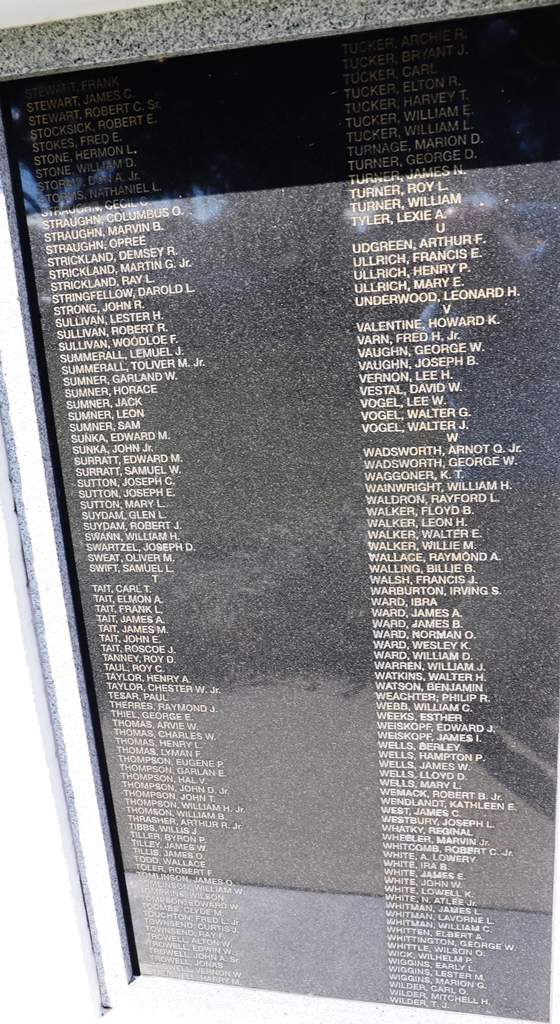 PASCO COUNTY WORLD WAR II MEMORIAL STONE I