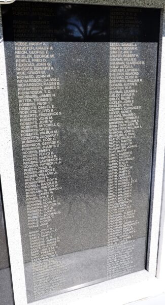 PASCO COUNTY WORLD WAR II MEMORIAL STONE H