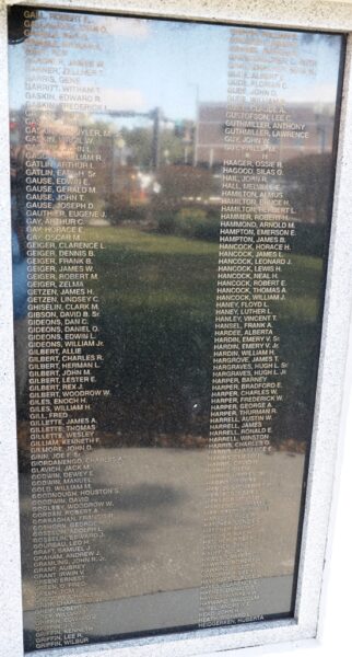 PASCO COUNTY WORLD WAR II MEMORIAL STONE D