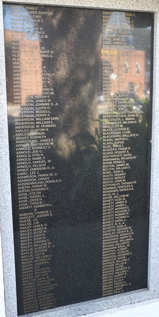 PASCO COUNTY WORLD WAR II MEMORIAL STONE A