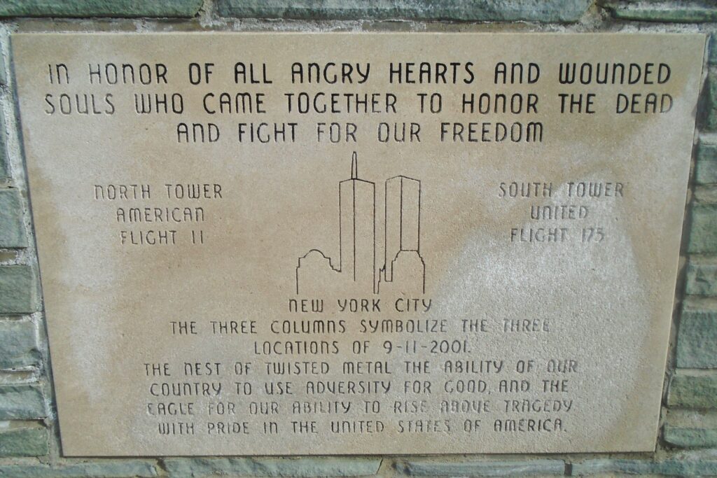 MATAMORAS WAR ON TERRORISM MEMORIAL STONE A