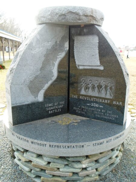 MATAMORAS REVOLUTIONARY WAR MEMORIAL SIDE A