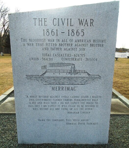 THE CIVIL WAR 1861-1865 MEMORIAL