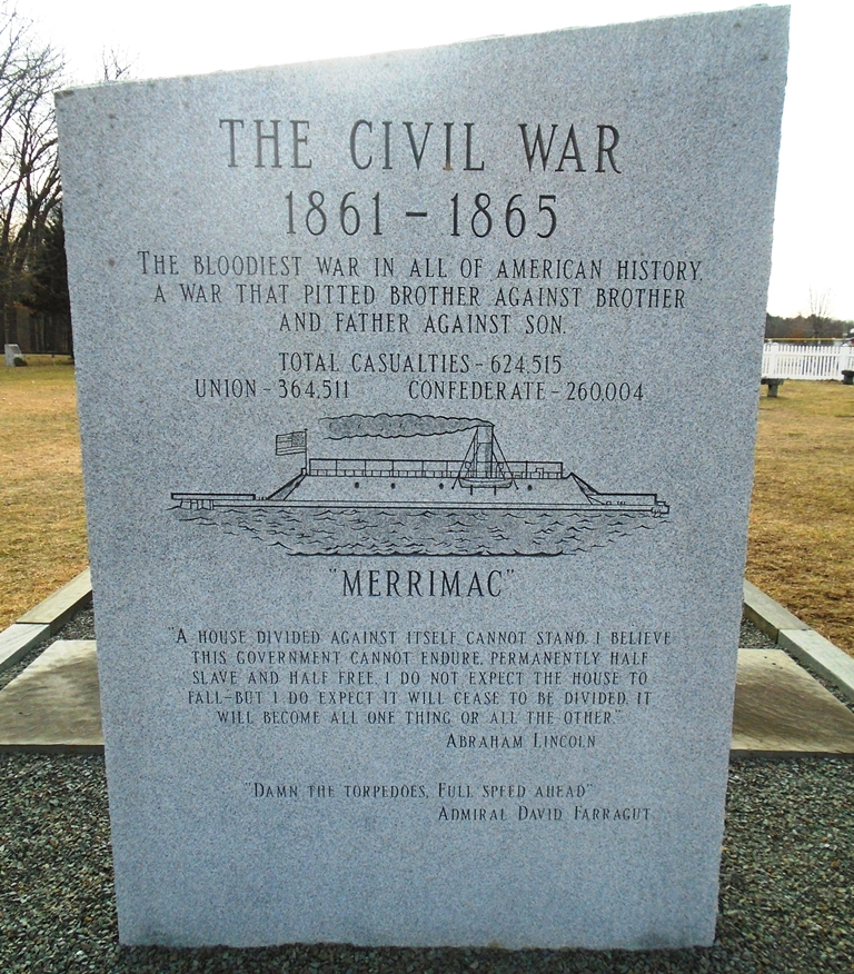 THE CIVIL WAR 1861-1865 MEMORIAL
