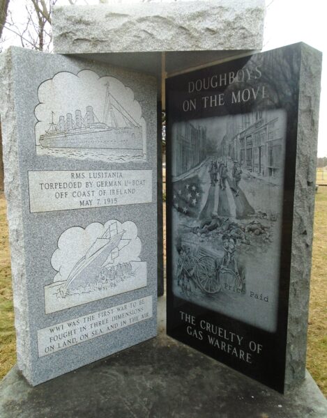 THE GREAT WAR-WWI MEMORIAL SIDE B