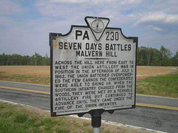 SEVEN DAYS BATTLES WAR MEMORIAL MARKER II