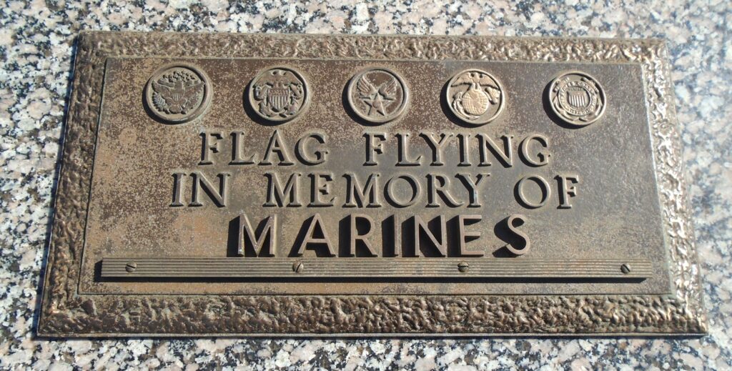 GOLD STAR MOTHERS AND VETERANS MEMORIAL PLAQUE C