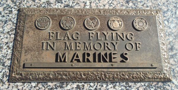 GOLD STAR MOTHERS AND VETERANS MEMORIAL PLAQUE C