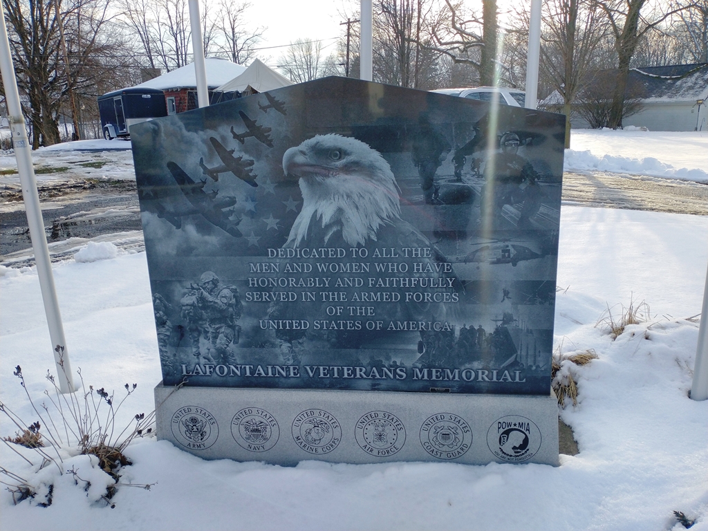 LA FONTAINE VETERANS MEMORIAL