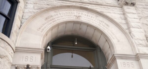 UNION SOLDIERS OF WABASH COUNTY MEMORIAL BUILDING  STONE