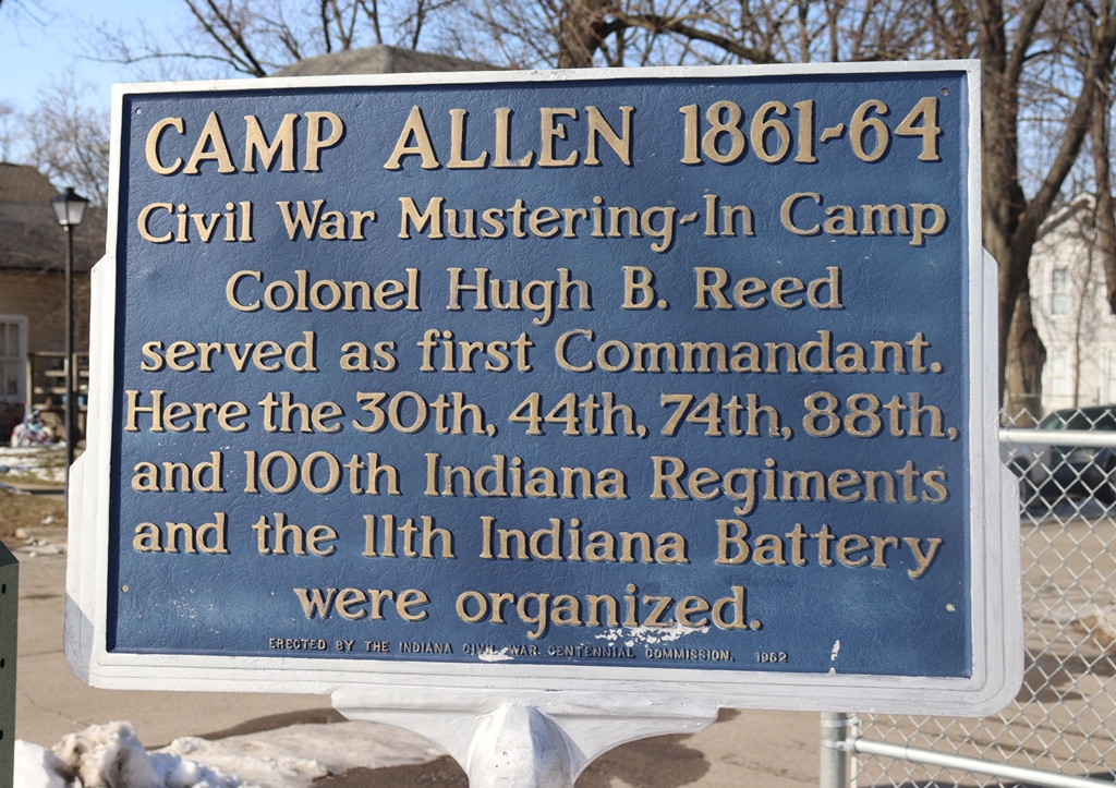 CAMP ALLEN 1861-64 WAR MEMORIAL MARKER