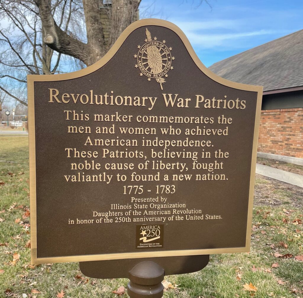 EAST SAINT LOUIS REVOLUTIONARY WAR PATRIOTS MEMORIAL MARKER