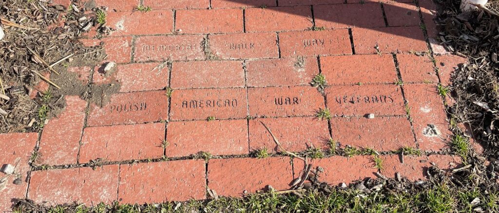 POLISH AMERICAN WAR VETERANS MEMORIAL WALK WAY