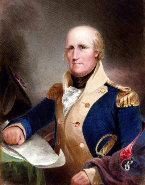 GEORGE ROGERS CLARK REVOLUTIONARY WAR MEMORIAL ART