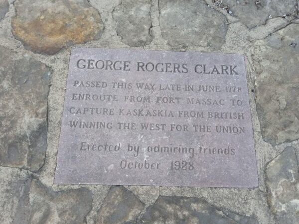GEORGE ROGERS CLARK REVOLUTIONARY WAR MEMORIAL PAVER