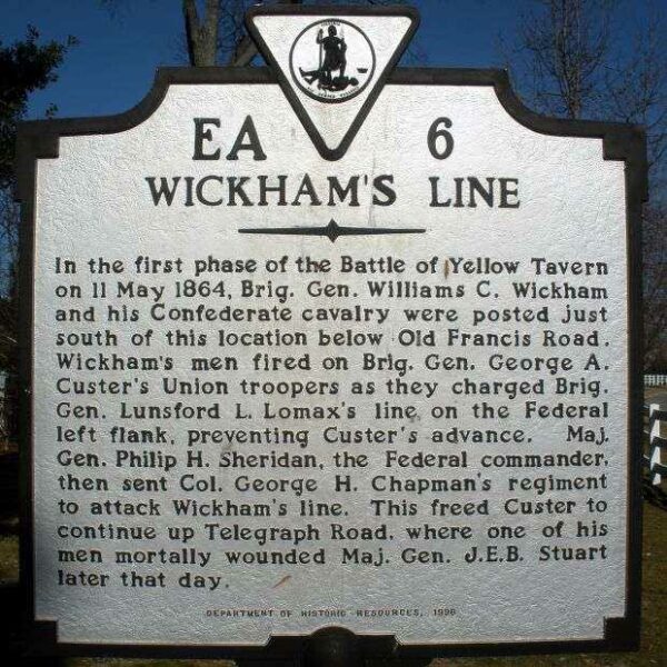 WICKHAM’S LINE WAR MEMORIAL MARKER
