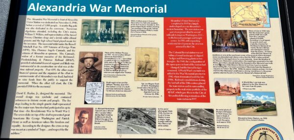 ALEXANDRIA WAR MEMORIAL PANEL