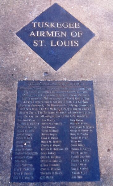 TUSKEGEE AIRMEN OF ST. LOUIS WAR MEMORIAL
