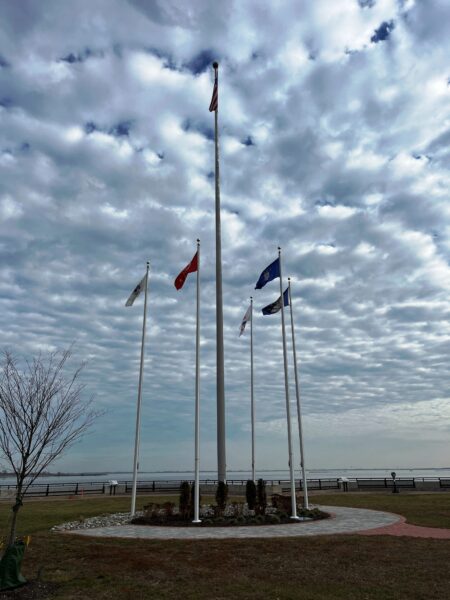 DELAWARE CITY AND FORT DUPONT VETERAN’S POINT MEMORIAL FLAGPOLE