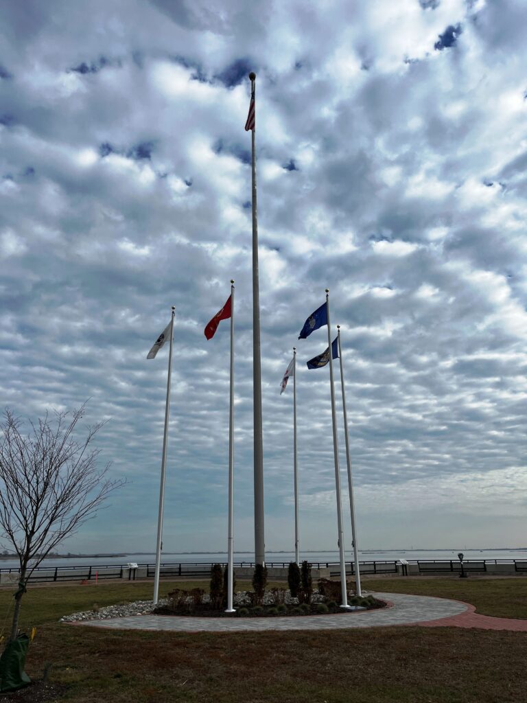 DELAWARE CITY AND FORT DUPONT VETERAN’S POINT MEMORIAL FLAGPOLE