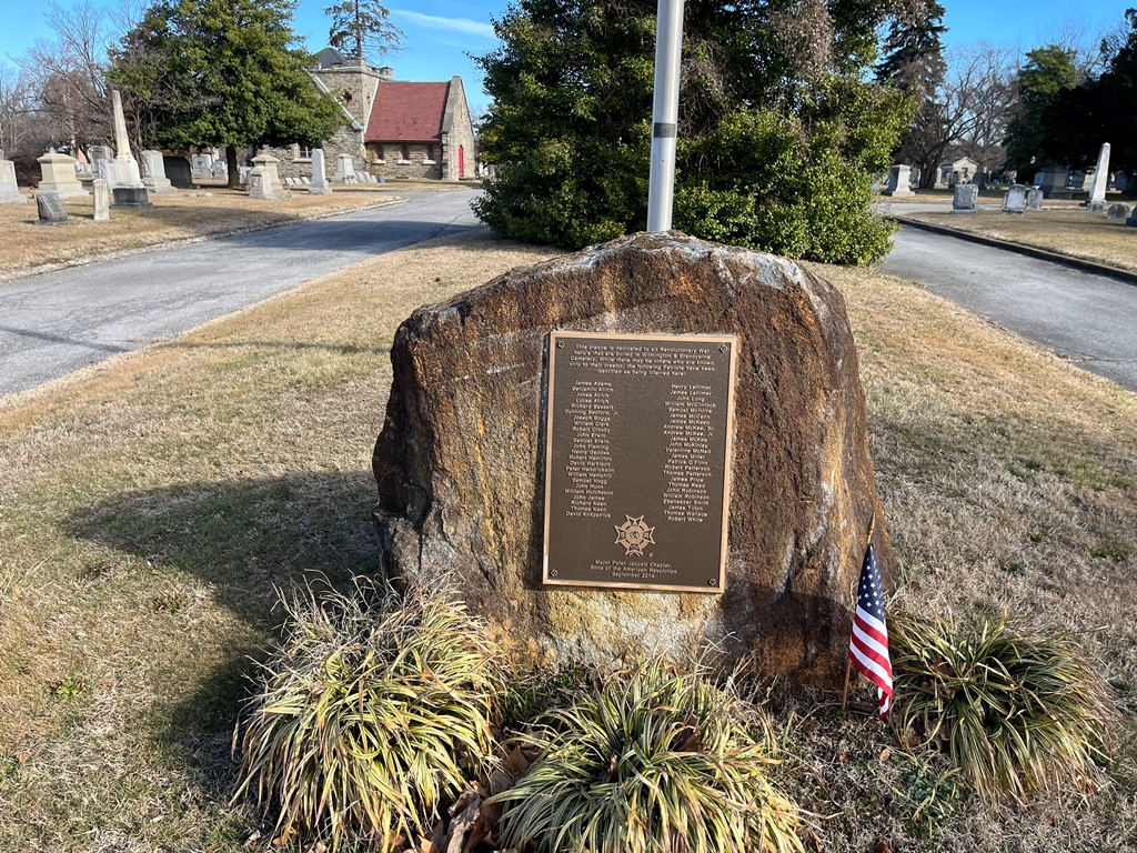 WILMINGTON AND BRANDYWINE CEMETERY REVOLUTIONARY WAR HERO’S MEMORIAL
