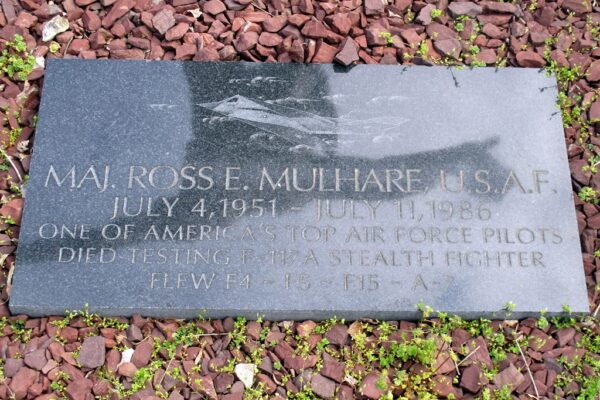 MAJ. ROSS E. MULHARE U.S.A.F. MEMORIAL TABLET