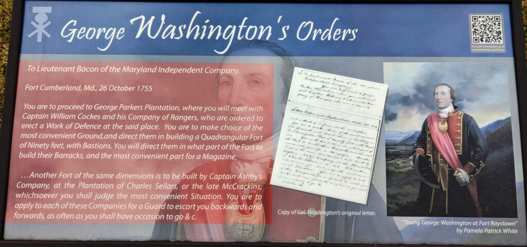 GEORGE WASHINGTON’S ORDERS REVOLUTIOARY WAR MEMORIAL PANEL