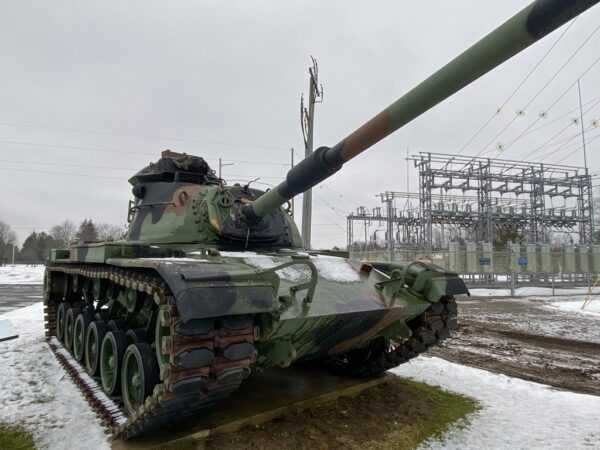THE M60 TANK WAR MEMORIAL