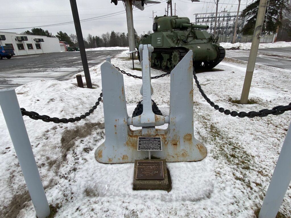 SUBMARINE U.S.S. GRAYLING WAR MEMORIAL ANCHOR