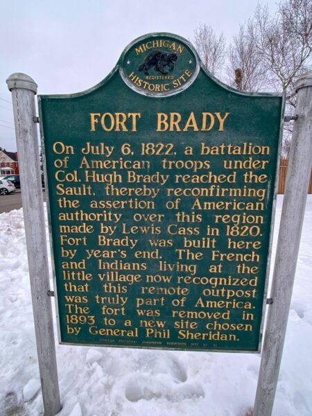 FORT BRADY MEMORIAL MARKER