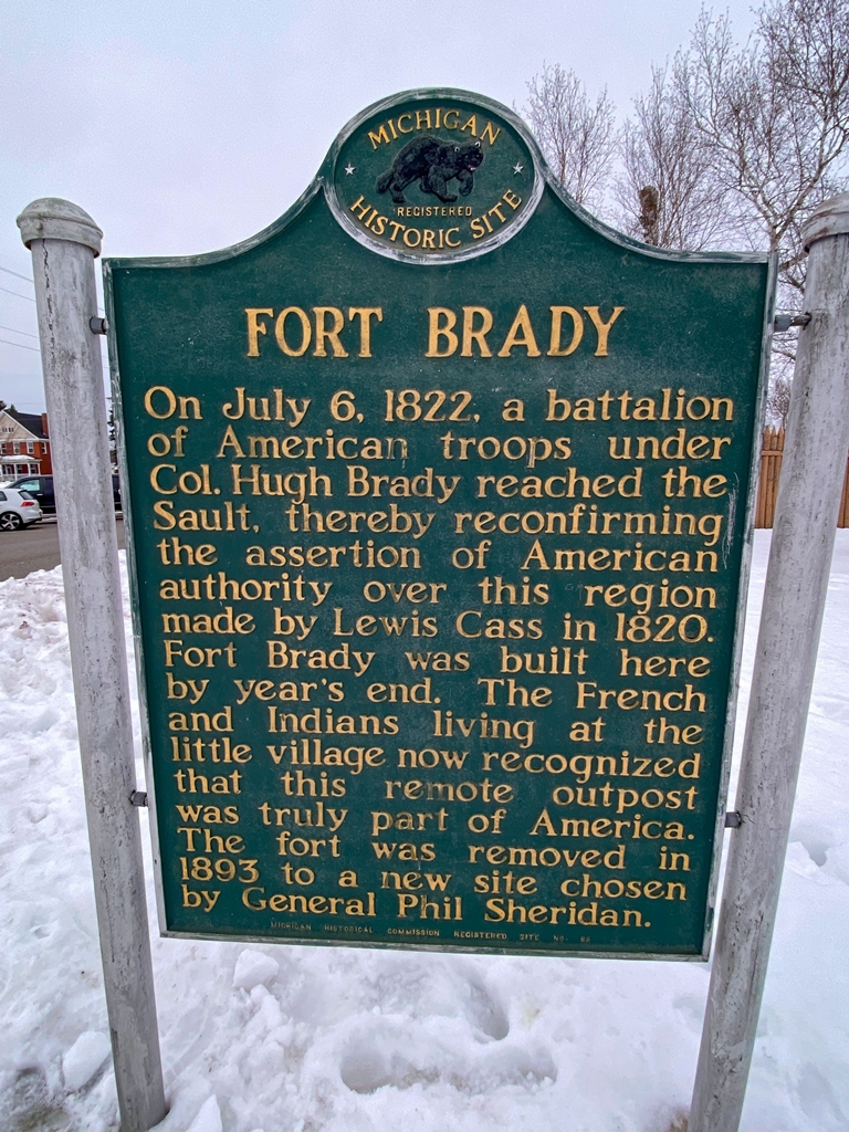 FORT BRADY MEMORIAL MARKER
