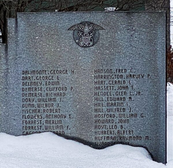 CHIPPEWA COUNTY WORLD WAR II MEMORIAL STONE B