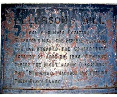 ELLERSON’S MILL WAR MEMORIAL PLAQUE