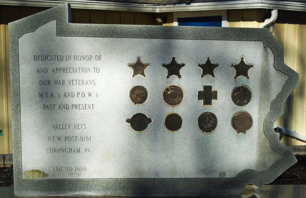 VFW POST 8161 WAR VETERANS M.I.A.’S AND P.O.W.’S MEMORIAL