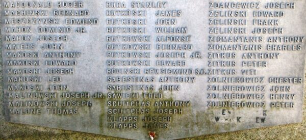 WILKES BARRE WAR MEMORIAL STONE M